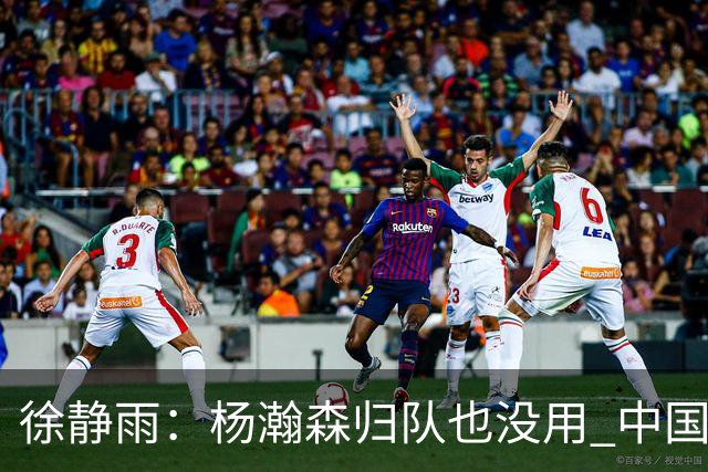 徐静雨：杨瀚森归队也没用 中国男篮跟日本已完全不是一个等级